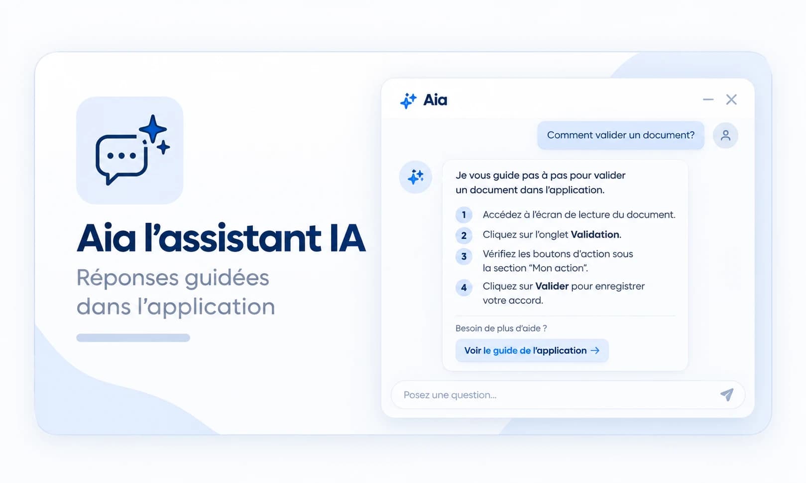 Aia, l'assistant IA dans AGIBAT