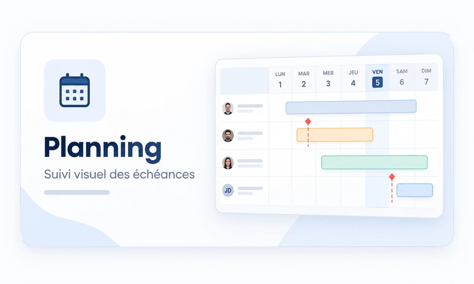 Planning de conception dans AGIBAT