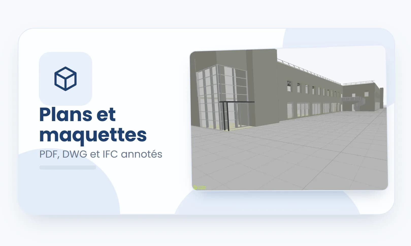 Plans et maquettes numériques dans AGIBAT